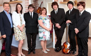 Tribute act the Pretend Beatles marked the official opening of the Cavern Club room